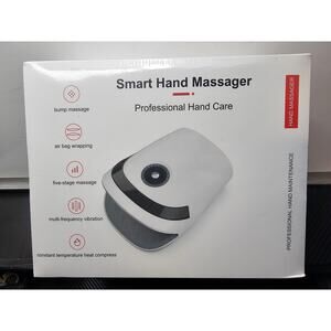 Xllent Hand Massager with Compression & Heating,Electric Hand Massager(White)